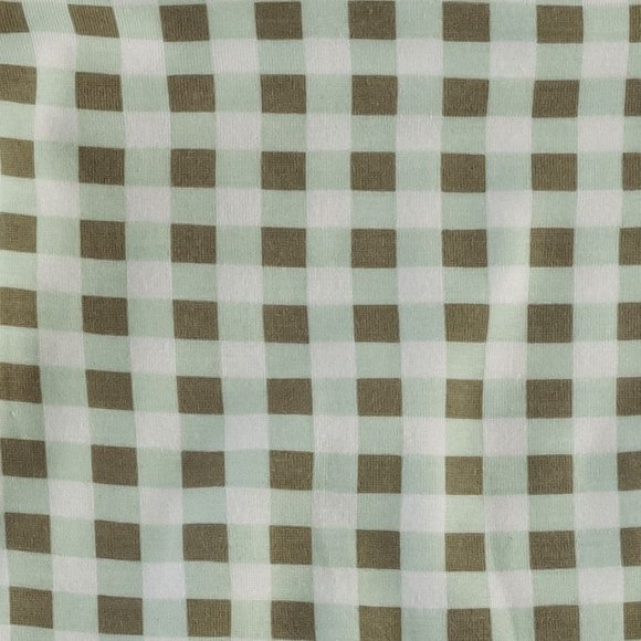 NWT Kate Quinn Green Gingham Double Layer Blanket - Picture 2 of 3